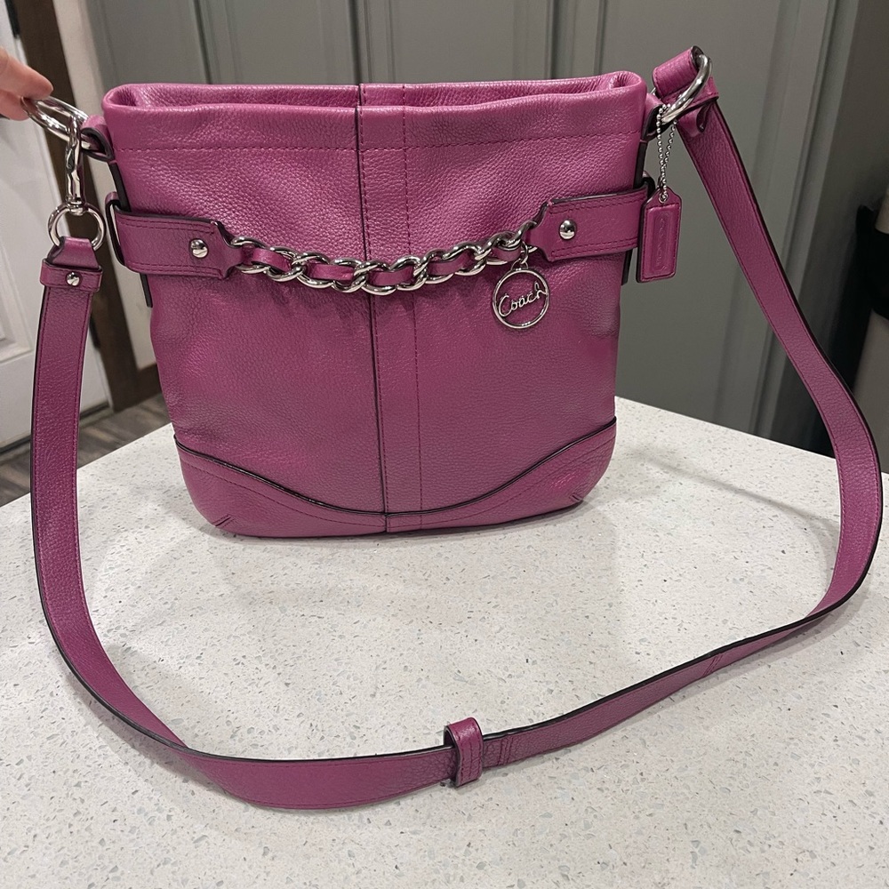 Coach Leather Crossbody EUC